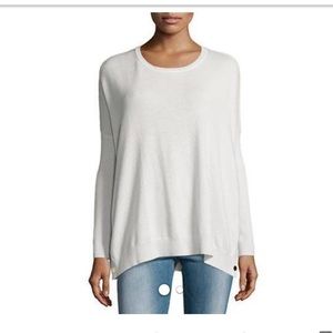 Joan Vass  Long-Sleeve Wool-Cashmere tunic